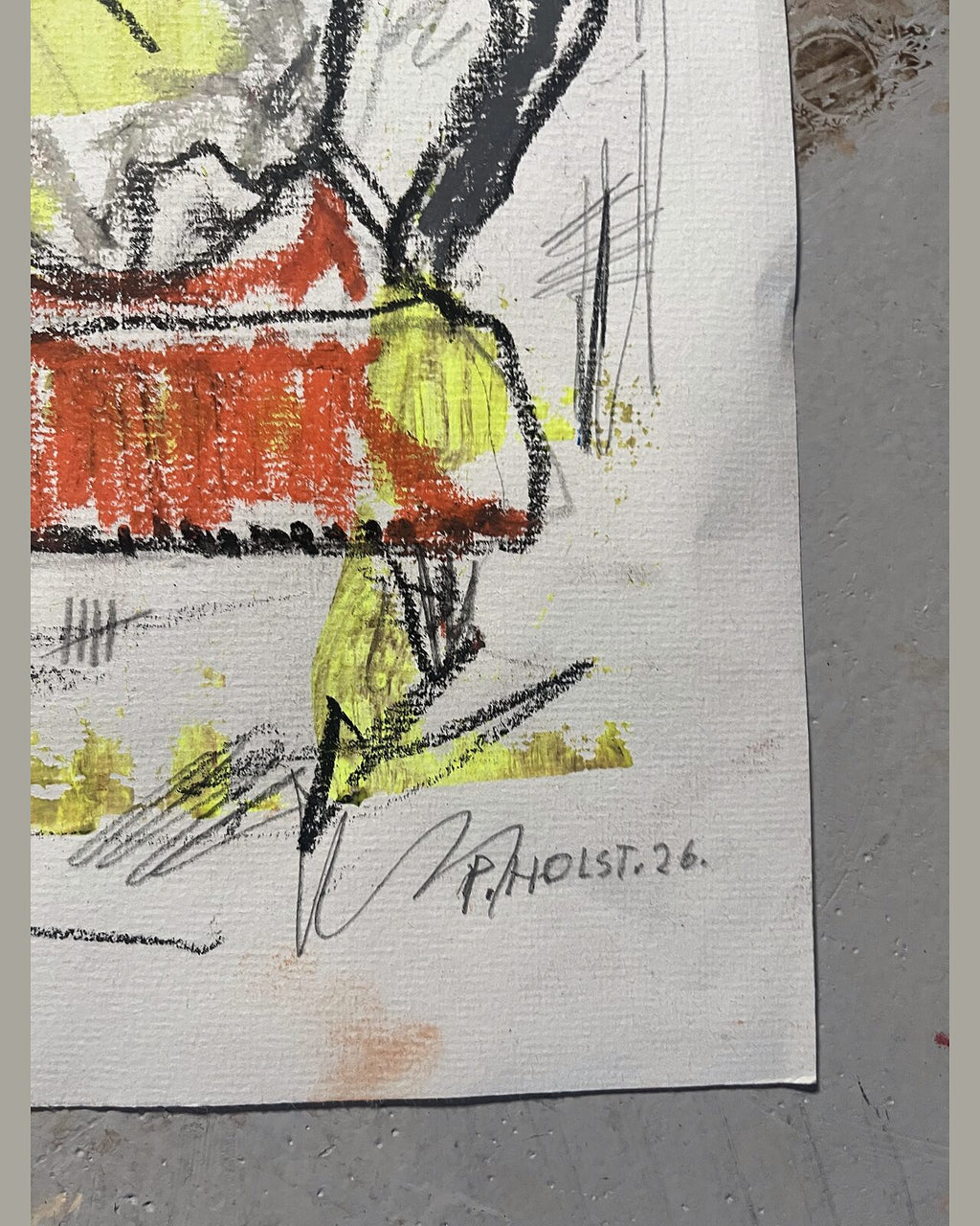 Løse linjer, nærbillede