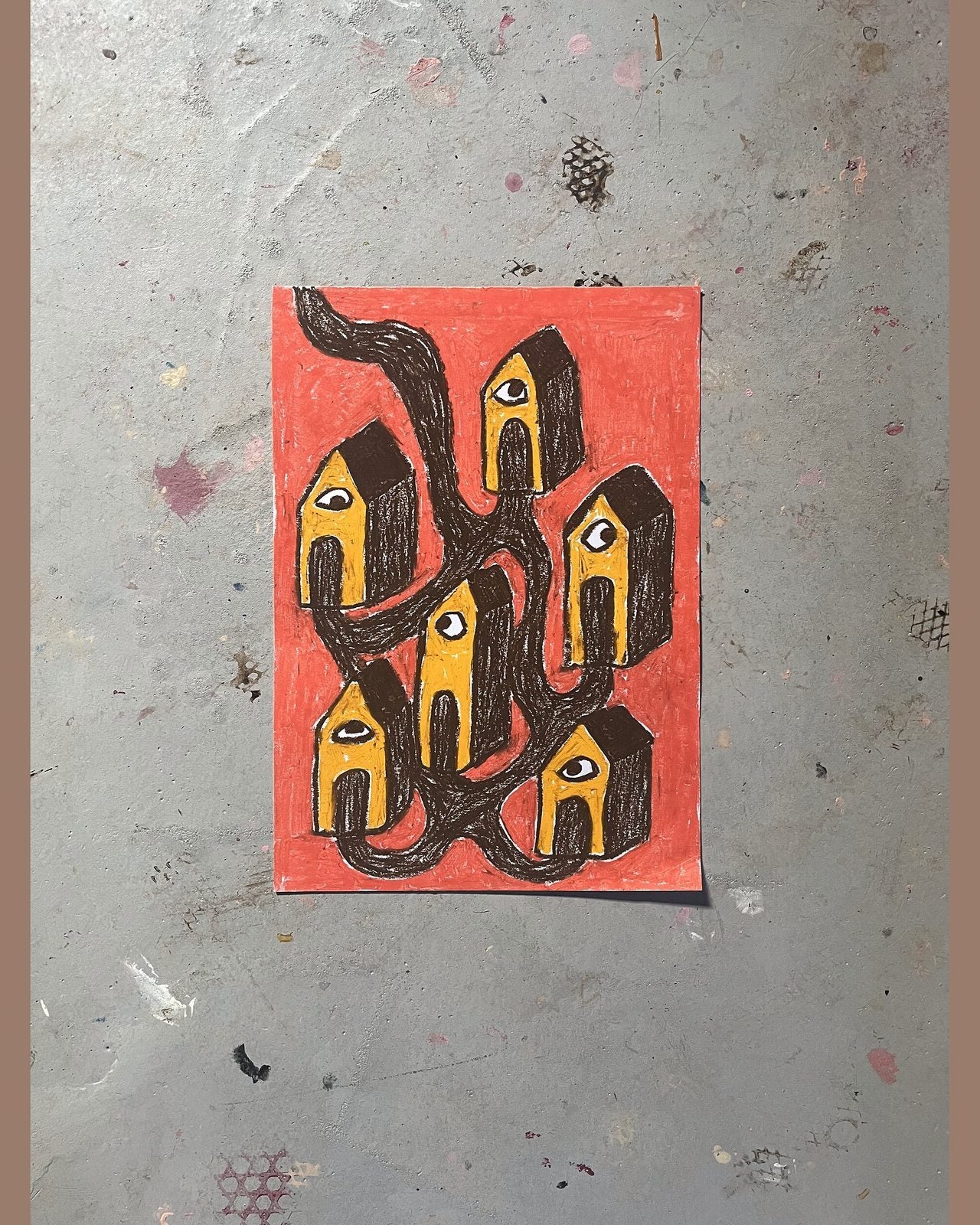 Øjnene i grenene, nærbillede