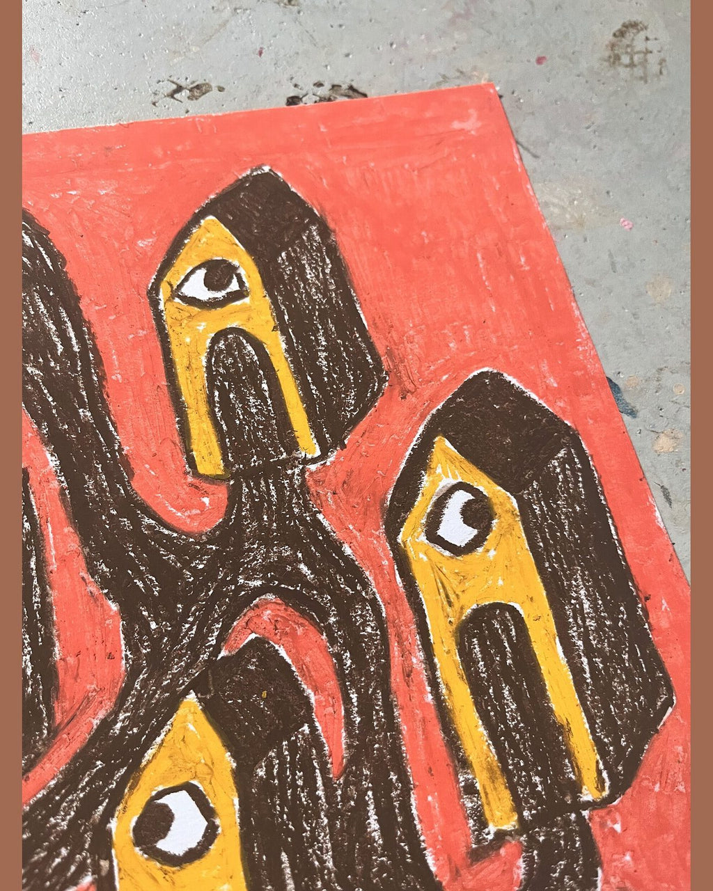 Øjnene i grenene, nærbillede