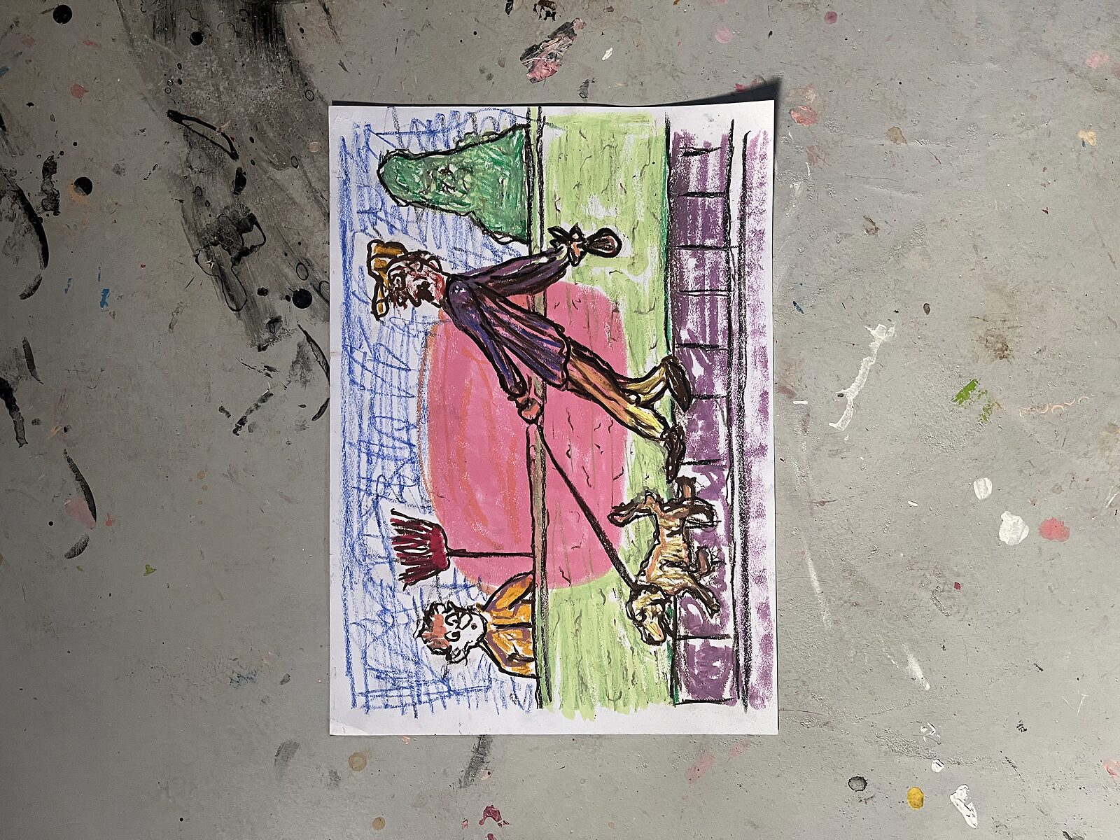 Turen med hunden, nærbillede