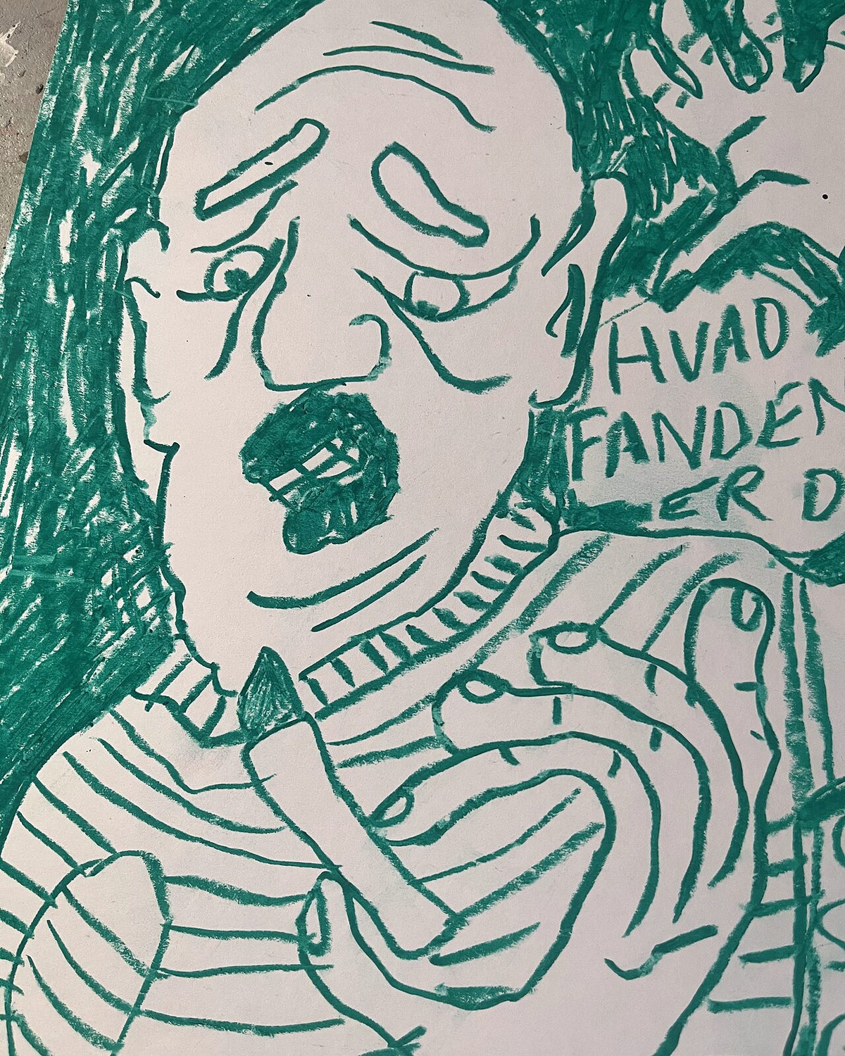 Hvad fanden (A3), nærbillede