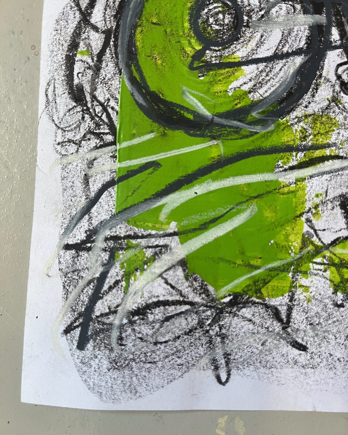 Cyklist 4 (A4), nærbillede